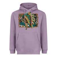 Lavender indian headdress with background Heavyweight Hoodie - HRA Design Shop