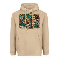 Mushroom indian headdress with background Heavyweight Hoodie - HRA Design Shop