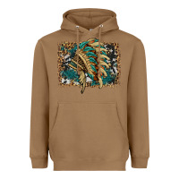 Toasted Coconut indian headdress with background Heavyweight Hoodie - HRA Design Shop