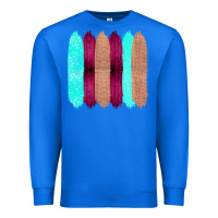 True Royal Colored Farm Life Purple Wood Jute Cyan Glitter Brush Strokes Premium Sweatshirt - Bettercallsaul