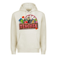 Oatmeal Heather race teacher Premium Hoodie - AdoDesignShop