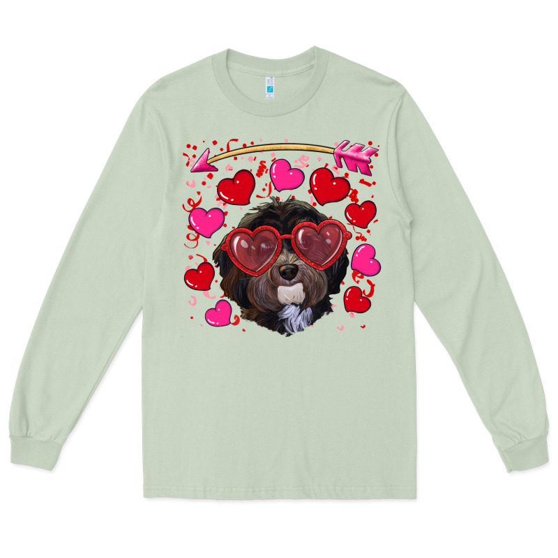 Valentine's Day Havanese Dog Long Sleeve Tee by RanaPortraitStore | Teevron