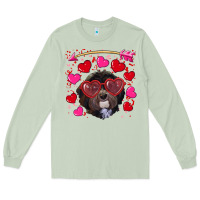 Matcha Valentine's day havanese dog Long Sleeve Tee - RanaPortraitStore