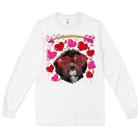White Valentine's day havanese dog Long Sleeve Tee - RanaPortraitStore