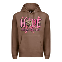 Chestnut hope nobody fights alone Premium Hoodie - MaliasSmallBusiness