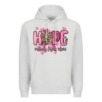 Dove Grey hope nobody fights alone Premium Hoodie - MaliasSmallBusiness