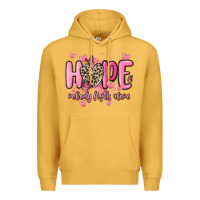 Mustard hope nobody fights alone Premium Hoodie - MaliasSmallBusiness