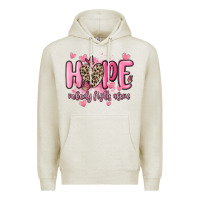 Oatmeal Heather hope nobody fights alone Premium Hoodie - MaliasSmallBusiness