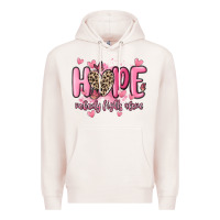 Pale Pink hope nobody fights alone Premium Hoodie - MaliasSmallBusiness