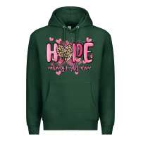 Sports Green hope nobody fights alone Premium Hoodie - MaliasSmallBusiness