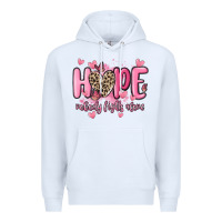 White hope nobody fights alone Premium Hoodie - MaliasSmallBusiness