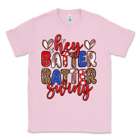 Bubblegum Pink hey batter batter swing Classic Tee - Zillion Design Studio