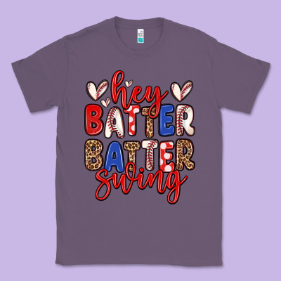 Hey Batter Batter Swing Classic Tee Designed By Zillion Design Studio