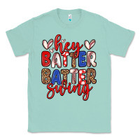 Seafoam hey batter batter swing Classic Tee - Zillion Design Studio