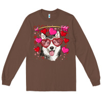 Chestnut Valentine's day husky Long Sleeve Tee - RanaPortraitStore