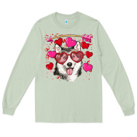 Matcha Valentine's day husky Long Sleeve Tee - RanaPortraitStore