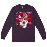 Plum Valentine's day husky Long Sleeve Tee - RanaPortraitStore