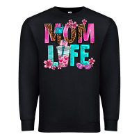 Black mom life Premium Sweatshirt - AdoDesignShop