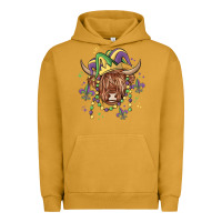 Pigment Peanut Butter mardi gras cow Urban Hoodie - MaliasSmallBusiness