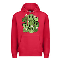 Cardinal st. patrick's day green smile Premium Hoodie - MaliasSmallBusiness