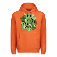 Carrot st. patrick's day green smile Premium Hoodie - MaliasSmallBusiness