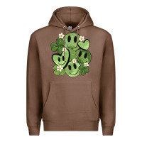 Chestnut st. patrick's day green smile Premium Hoodie - MaliasSmallBusiness