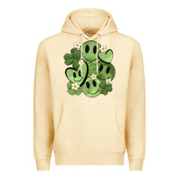 Pina Colada st. patrick's day green smile Premium Hoodie - MaliasSmallBusiness