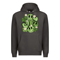 Smoke st. patrick's day green smile Premium Hoodie - MaliasSmallBusiness