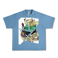 Pebble Blue ROLL INITIATIVE Urban Heavy Tee - Bettercallsaul