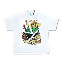 White ROLL INITIATIVE Urban Heavy Tee - Bettercallsaul