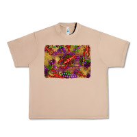 Burro mardi gras crawfısh leopard wood and glitter background Urban Heavy Tee - Artiststas