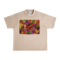 French Oak mardi gras crawfısh leopard wood and glitter background Urban Heavy Tee - Artiststas