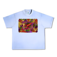 Grape Ice mardi gras crawfısh leopard wood and glitter background Urban Heavy Tee - Artiststas