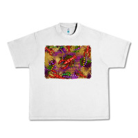 Lunar Rock mardi gras crawfısh leopard wood and glitter background Urban Heavy Tee - Artiststas