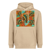 Mushroom indian headdress pattern tumbler Heavyweight Hoodie - HRA Design Shop