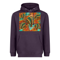 Plum indian headdress pattern tumbler Heavyweight Hoodie - HRA Design Shop