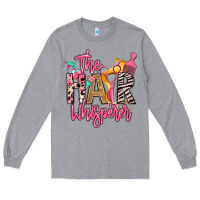 Heather Grey the hair whisperer Long Sleeve Tee - texasbilliewilder