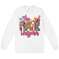 White the hair whisperer Long Sleeve Tee - texasbilliewilder