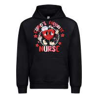 Black cupids favorite nurse Urban Hoodie - MaliasSmallBusiness