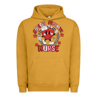 Pigment Peanut Butter cupids favorite nurse Urban Hoodie - MaliasSmallBusiness