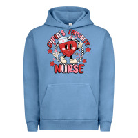 Pigment Pebble Blue cupids favorite nurse Urban Hoodie - MaliasSmallBusiness