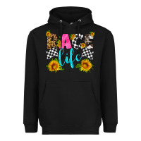 Black race life Heavyweight Hoodie - HRA Design Shop