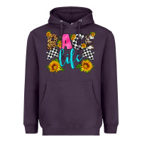 Plum race life Heavyweight Hoodie - HRA Design Shop