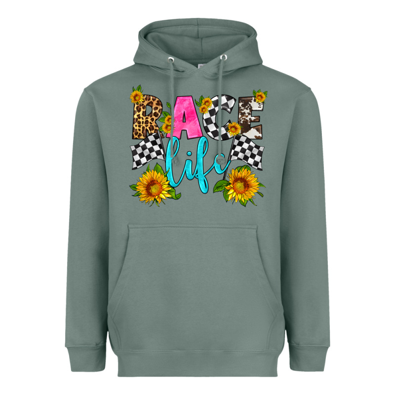 Race Life Heavyweight Hoodie by HRA Design Shop | Teevron