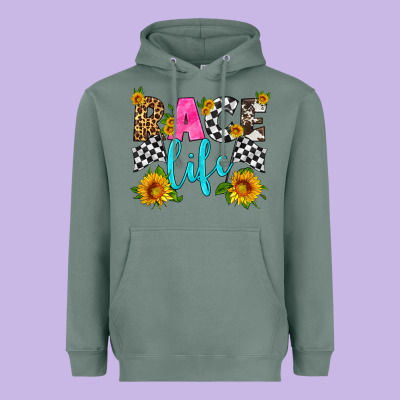 Race Life Heavyweight Hoodie Designed By Hra Design Shop