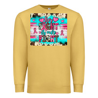 Antique Gold her fight is our fight Premium Sweatshirt - JahusDesignShop