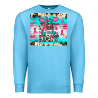 Ocean Blue her fight is our fight Premium Sweatshirt - JahusDesignShop