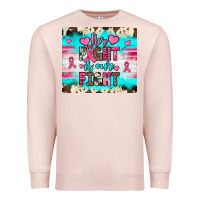 Pale Pink her fight is our fight Premium Sweatshirt - JahusDesignShop