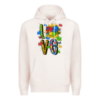 Autism Love Premium Hoodie | Teevron
