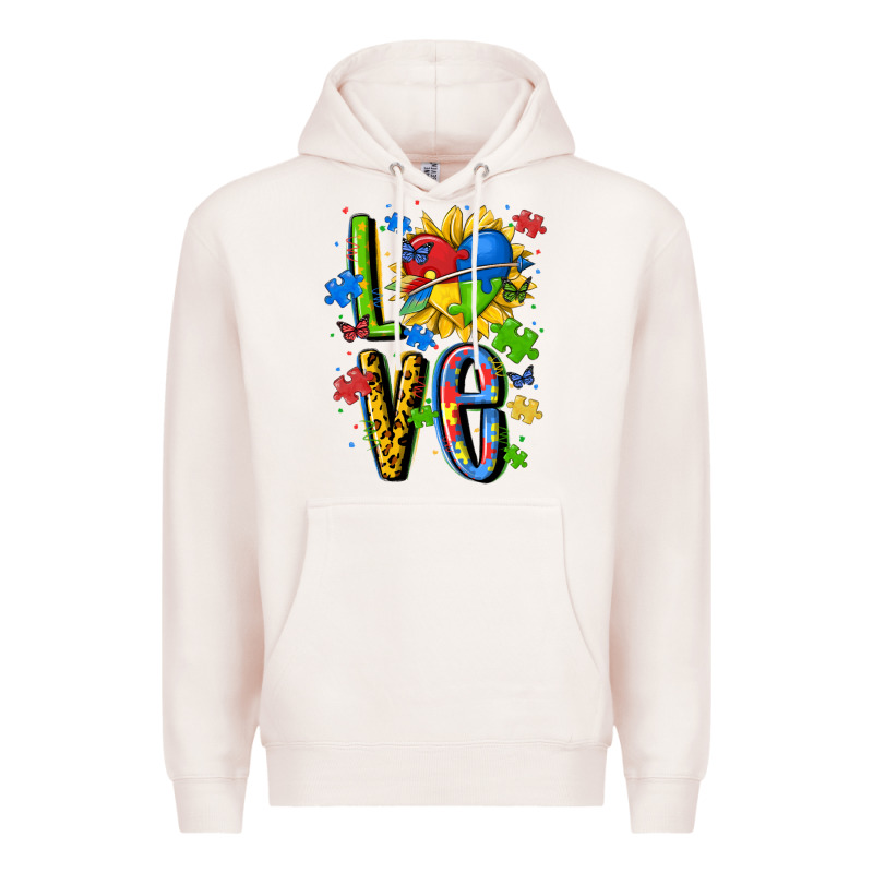 Autism Love Premium Hoodie by MaliasSmallBusiness | Teevron